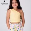Yellow - طقم تيشيرت وشورت اطفال صيفي