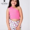 Fuchsia - طقم تيشيرت وشورت اطفال صيفي - Fuchsia