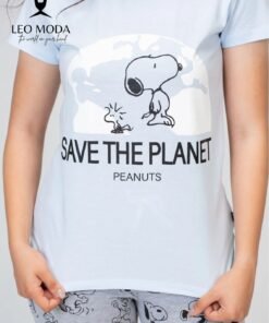 Alternative view of Save the planet بيجامة حريمي صيفي -  2024