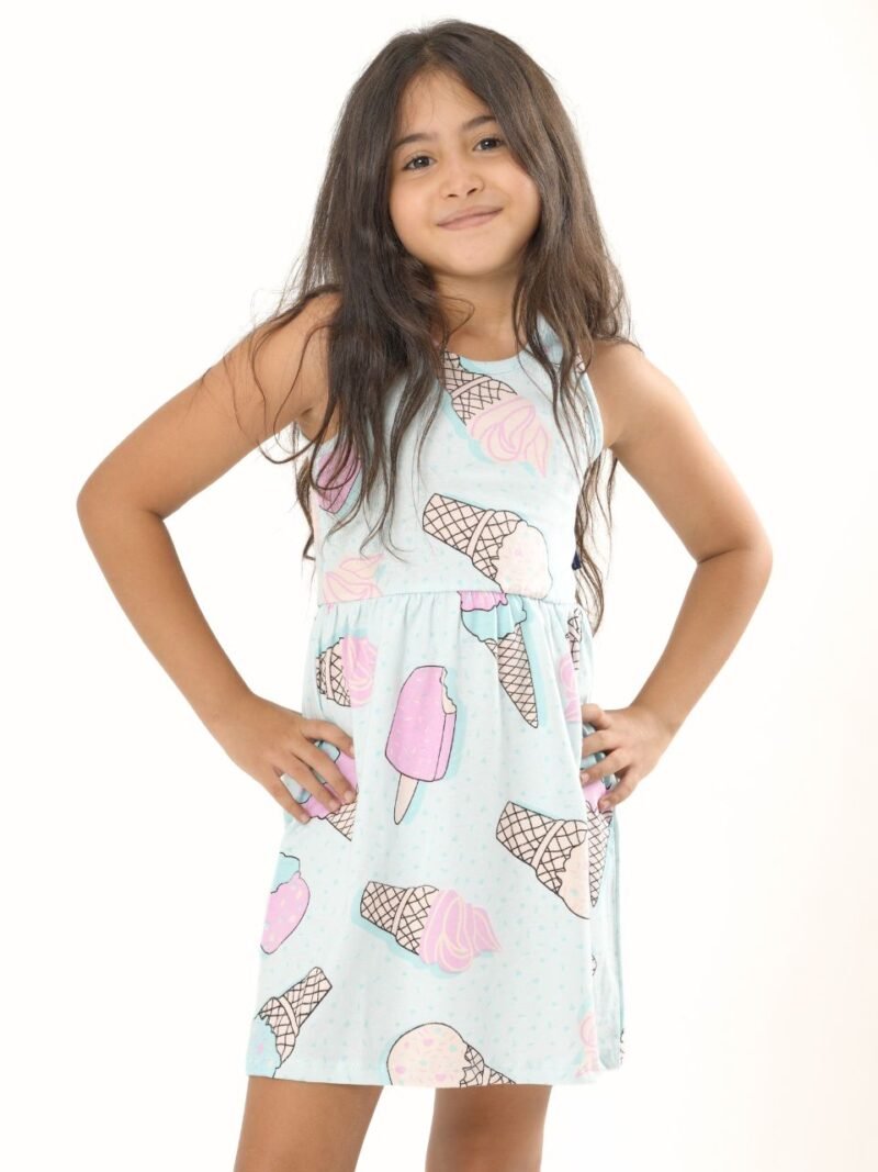 Children's summer dress-Ice cream