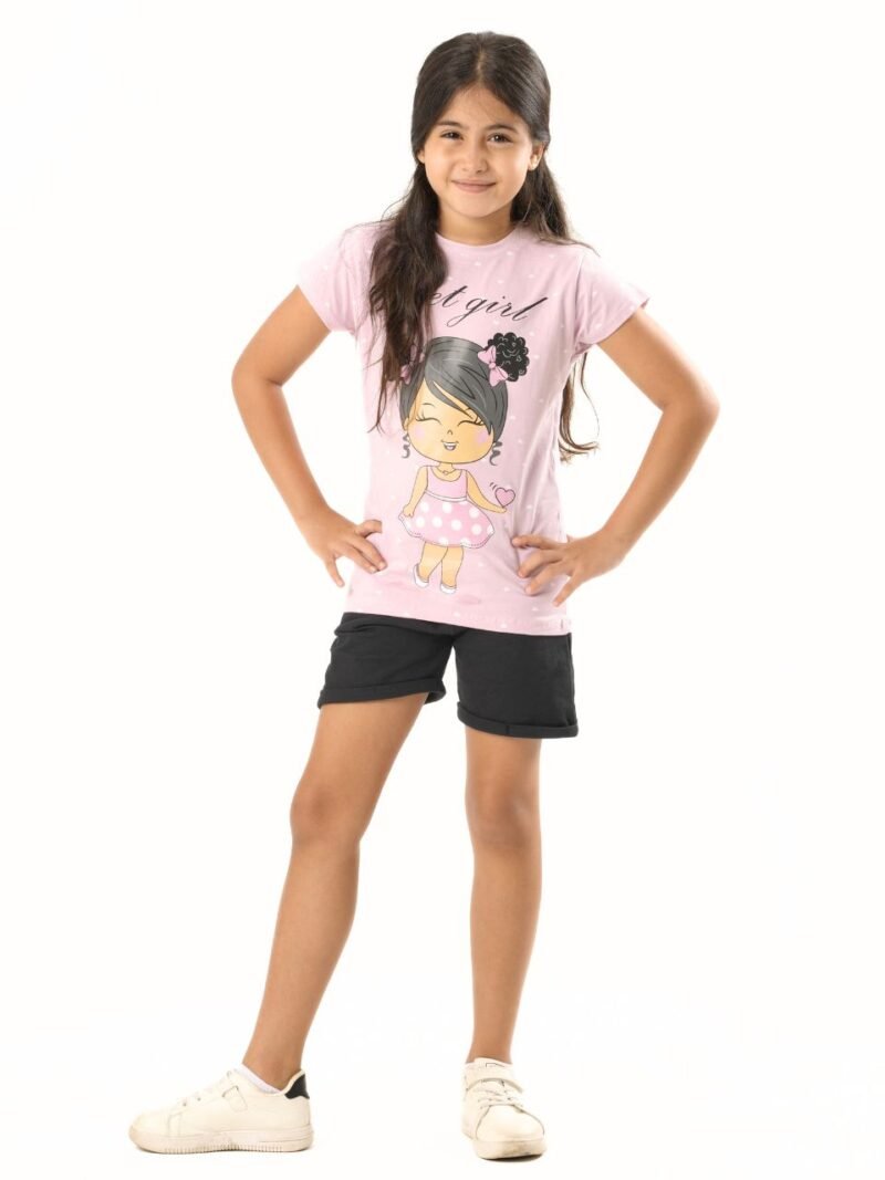 children's summer pajamas-Sweet girl
