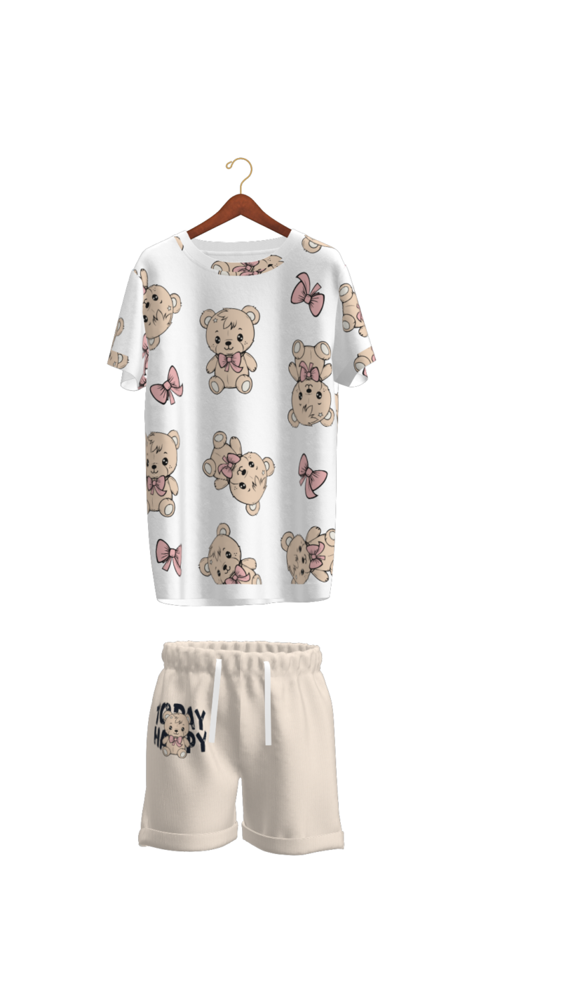 children's summer pajamas-Bears