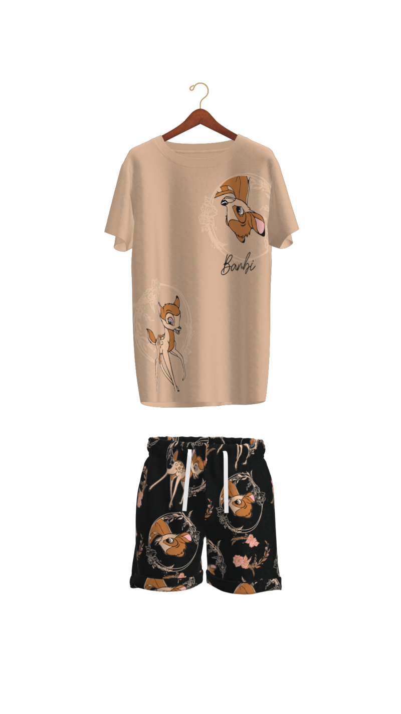 children's summer pajamas-Bambi