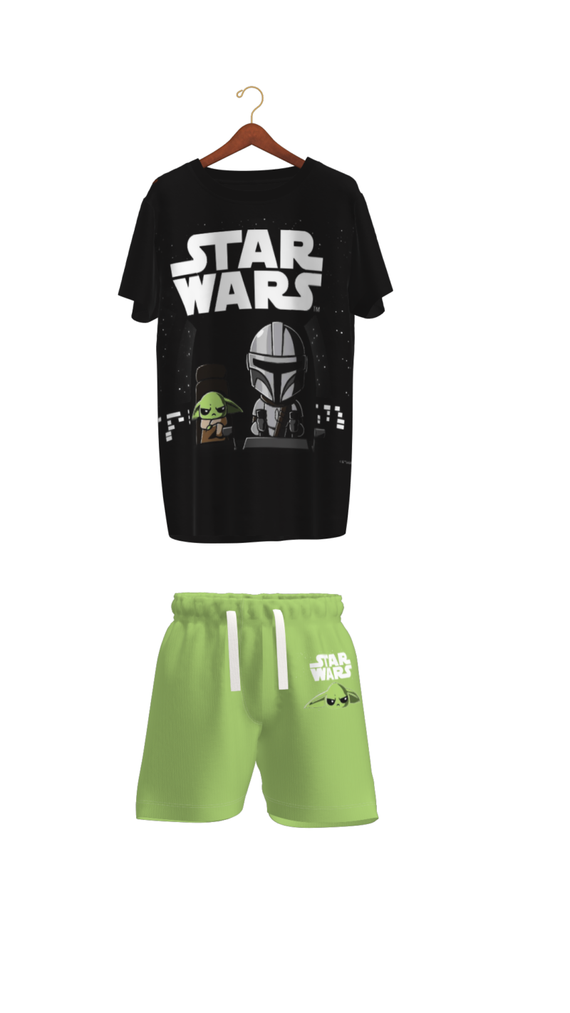 children's summer pajamas-Star war