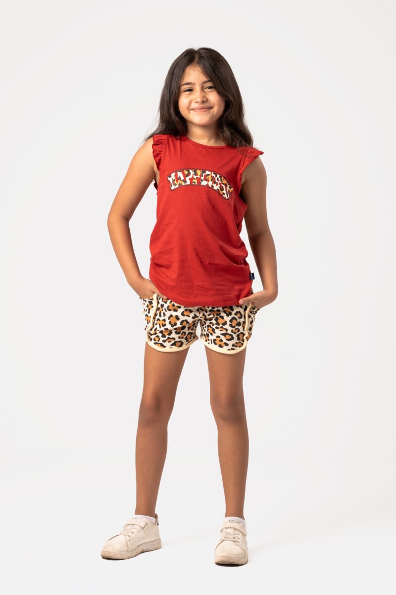kids summer pajama-HAPPINESS