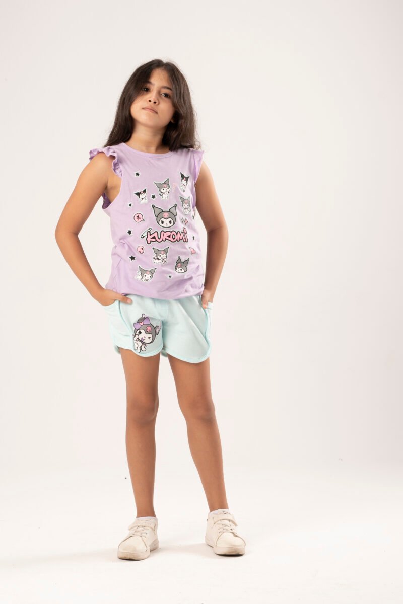 kids summer pajama-Kuromi