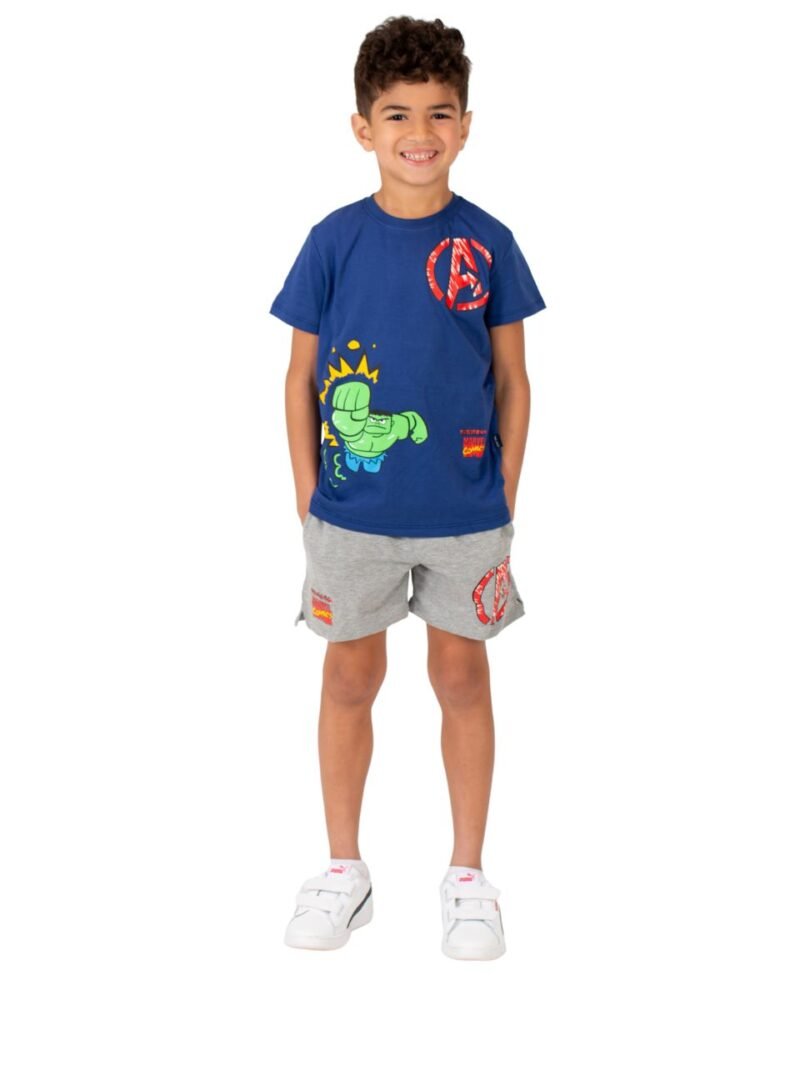 children's summer pajamas-Marvel