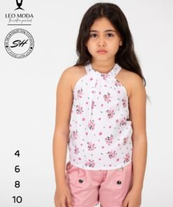 Summer children's T-shirt and shorts set - PINK