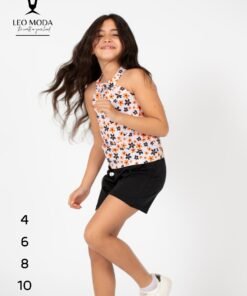 Alternative view of Summer children's T-shirt and shorts set - BLACK