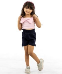 Summer children's T-shirt and shorts set - ROSE