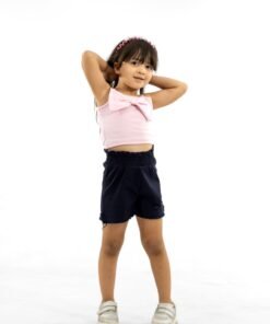 Alternative view of Summer children's T-shirt and shorts set - ROSE