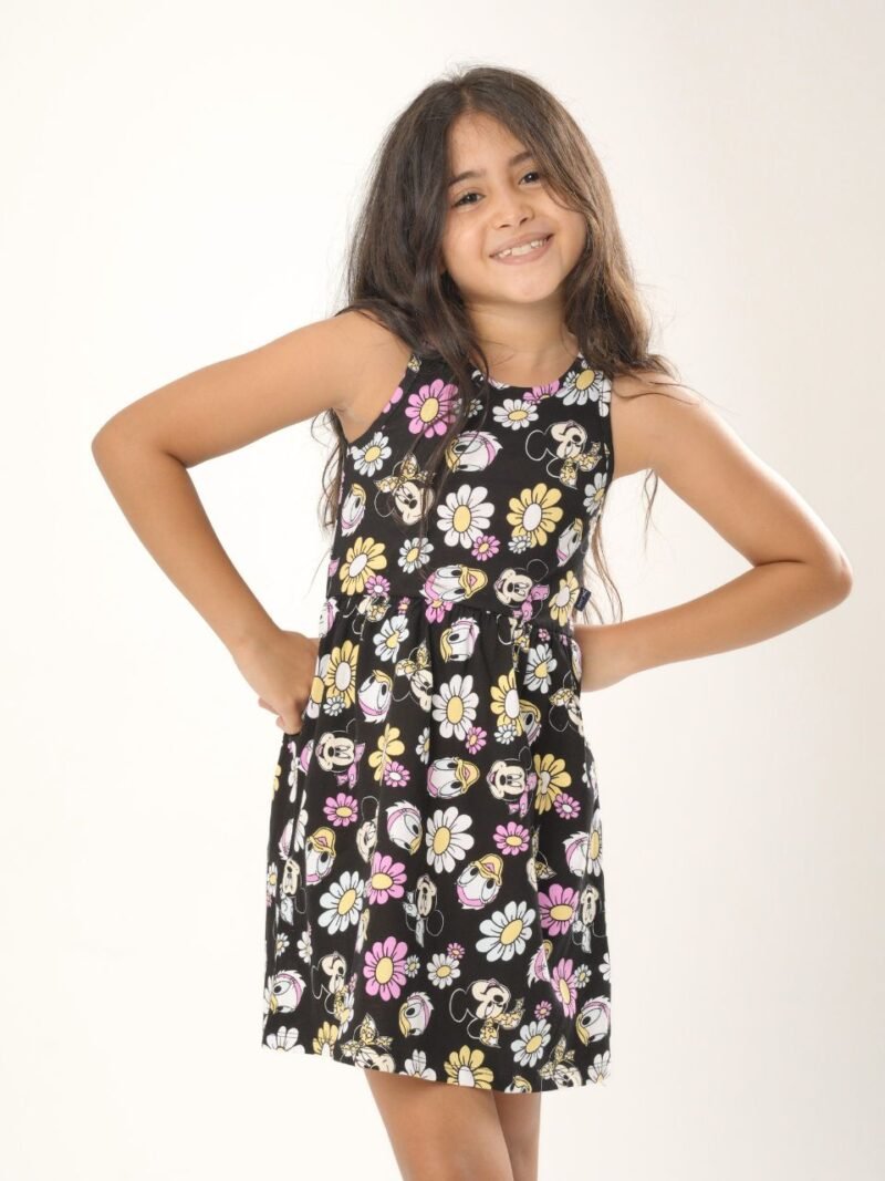 Children's Summer Dress - flower printing