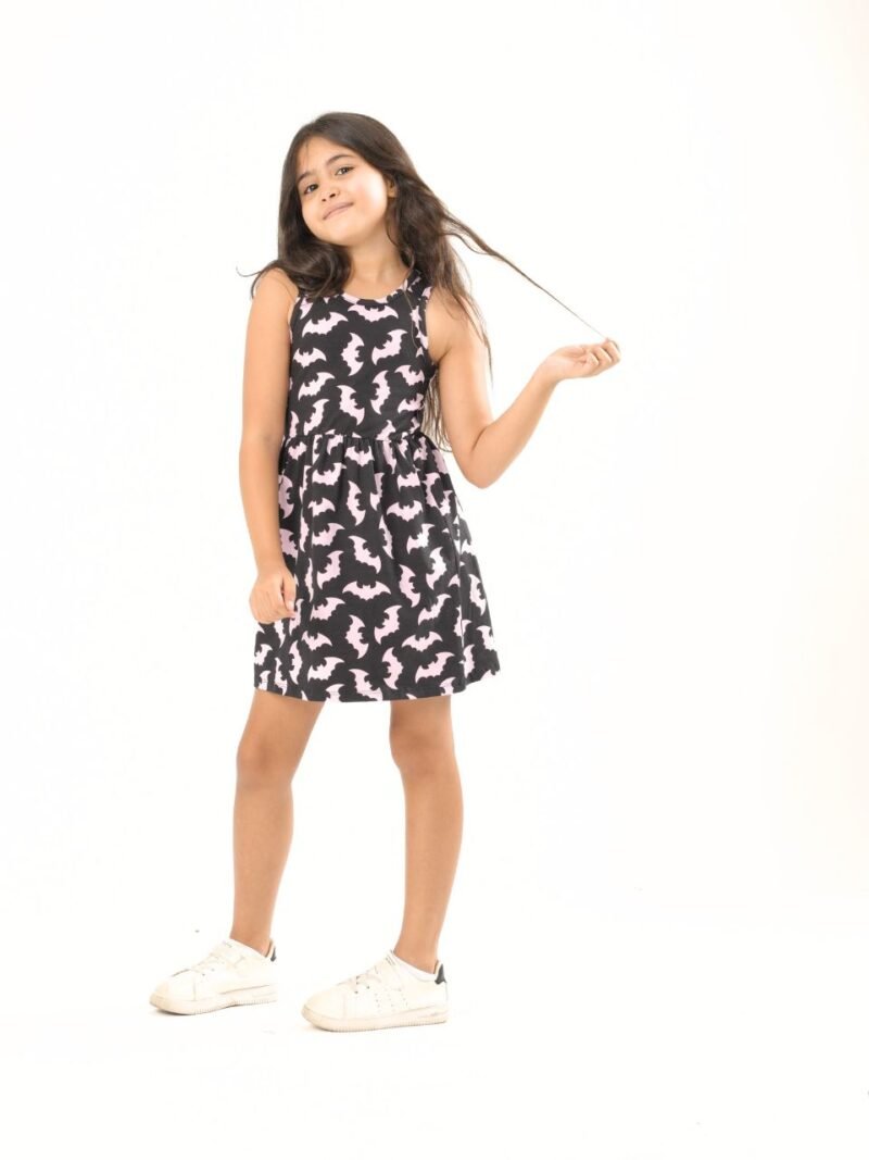 Children's Summer Dress - Bat Girl