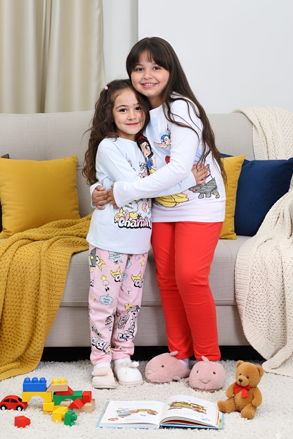Girls' autumn pajamas-Cheeky Charmins - Image 4