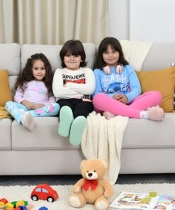 Alternative view of Girls' autumn pajamas-Stitch