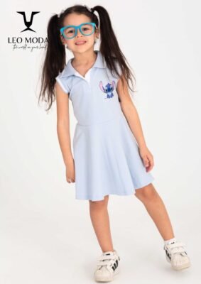 Children's summer polo dress-Stitch