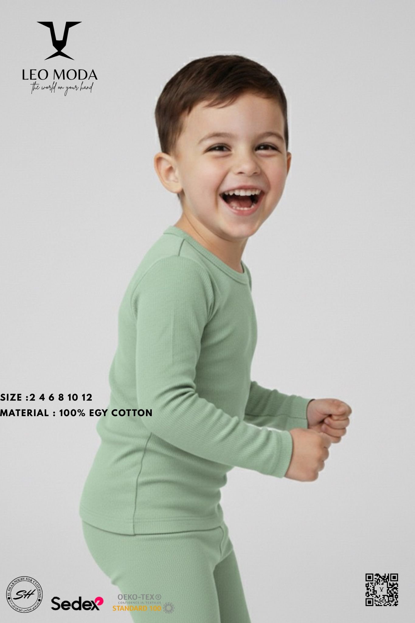 Boys' heaters, Mint green - Image 3