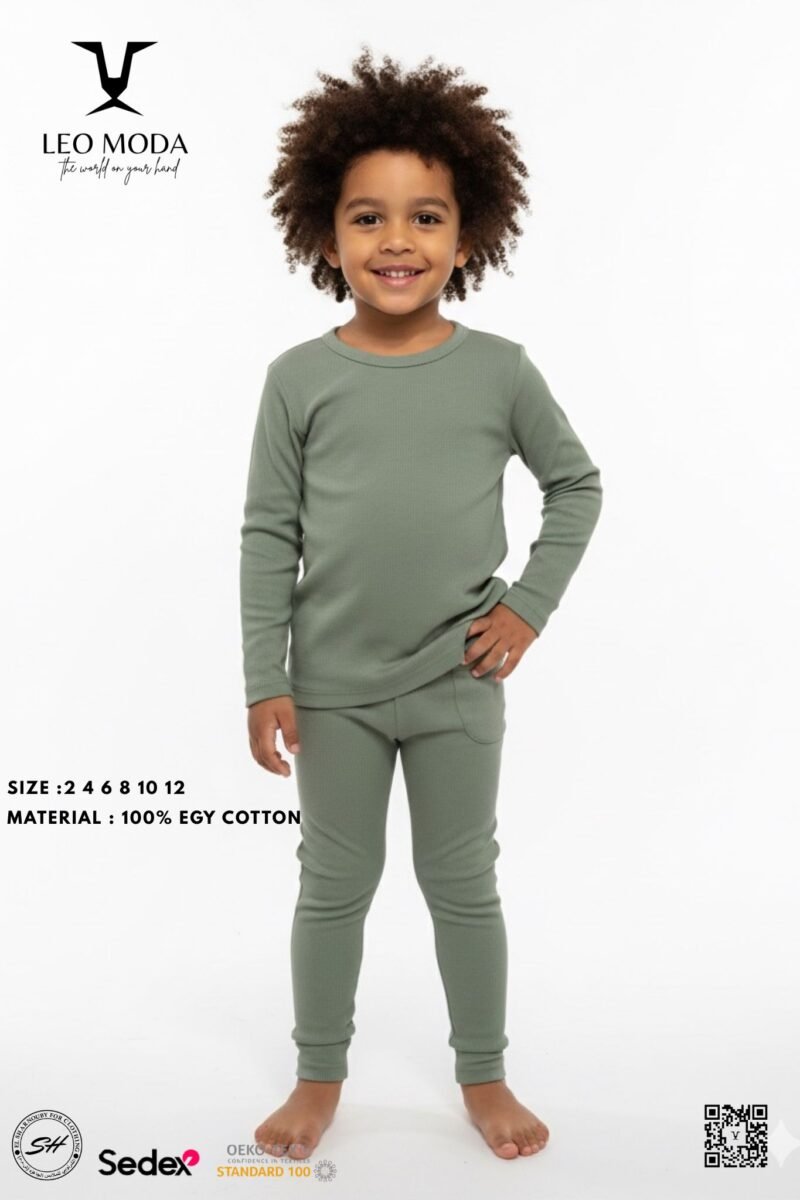 Boys' heaters, olive green