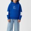 Boys' sweatshirt-blue