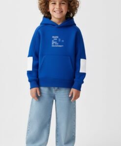 Boys' sweatshirt-blue