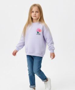 Girls' sweatshirt-Flower