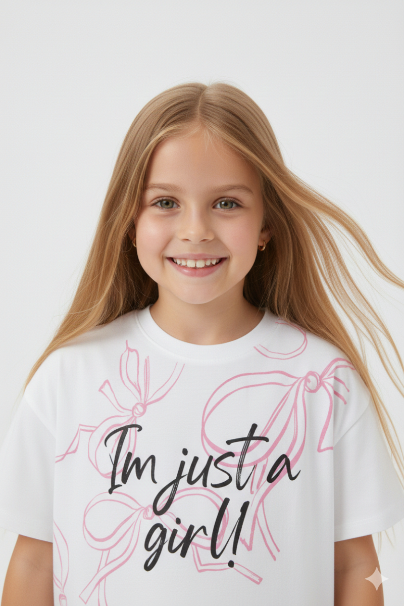 Alternative view of Girls' pajamas - I'm Just a girl