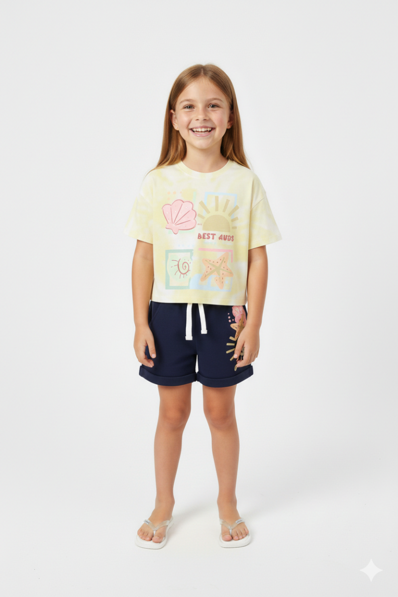 Girls' summer pajamas