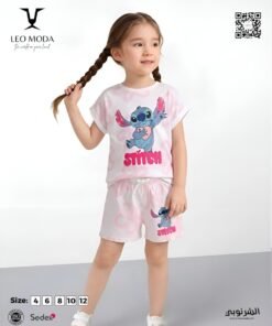 Girls' summer pajamas-Stitch
