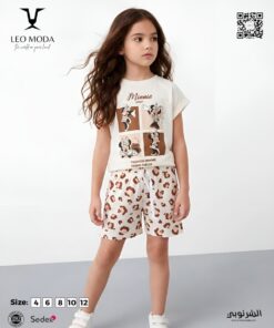 Girls' summer pajamas-Minnie Mouse