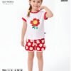 Girls' summer pajamas-flower