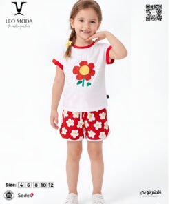 Girls' summer pajamas-flower