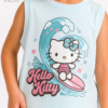 Summer children's girls-Hello kitty Rose & turquoise