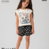 Summer children's girls-Hello kitty black&amp;white